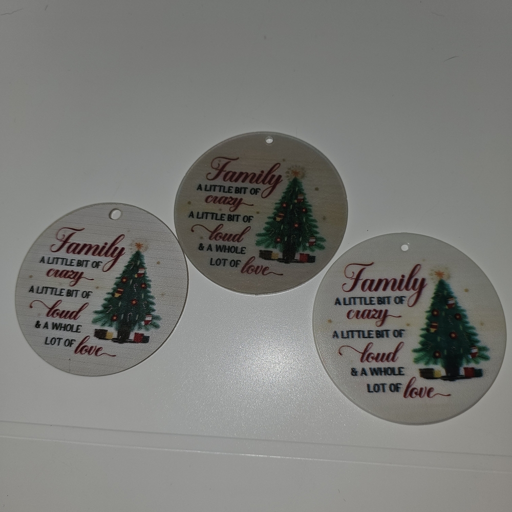 Family Christmas Tree Ornament - Select 1
